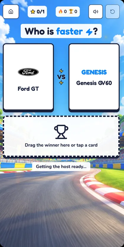 A BattleBrain question: Who is faster? Ford GT versus Genesis GV60, with a trophy drop zone